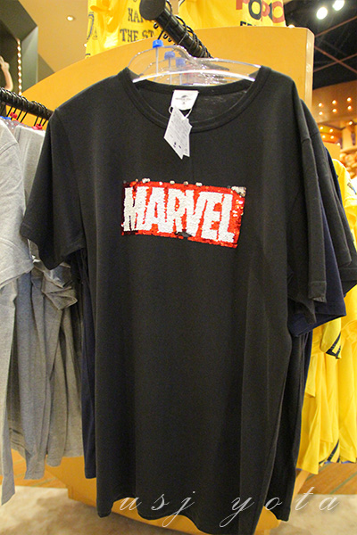 スパンコールのついたmarvelとミニオンtシャツのお土産 Usj与太話 チケットやアトラクションの最新情報満載ブログ